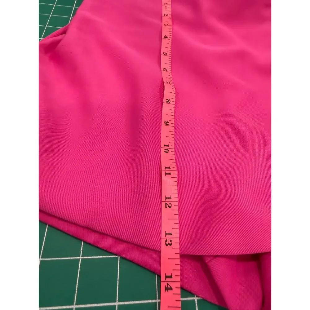 Skort Hot Pink Wrap Mini Skirt Shorts Barbiecore Pickleball Tennis NWT Size S